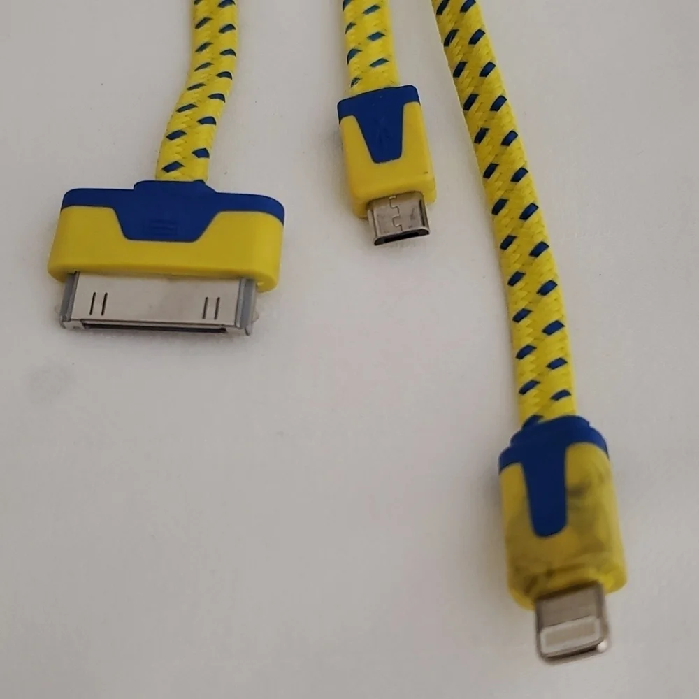 I-Phone, Micro USB & Legacy AIO USB Charger Cable Kit.
